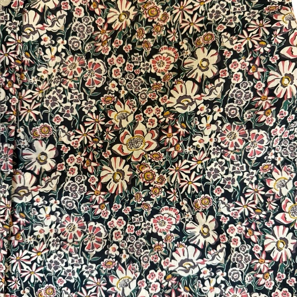 NWT J. Crew Liberty Fabric White Garden Slim Perfect Button Down Shirt Size 4 - Picture 4 of 13